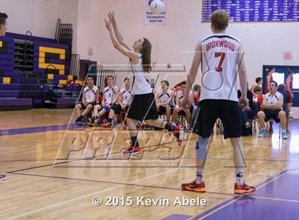 Thumbnail 2 in Ironwood vs Mountain Pointe (Notre Dame Prep Invitational) photogallery.