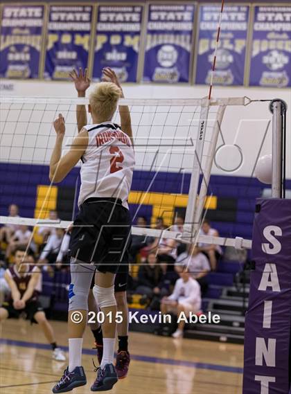Thumbnail 3 in Ironwood vs Mountain Pointe (Notre Dame Prep Invitational) photogallery.