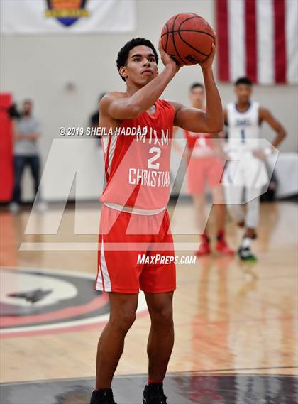 Thumbnail 2 in Miami Christian vs IMG (Sun Bash Tournament) photogallery.