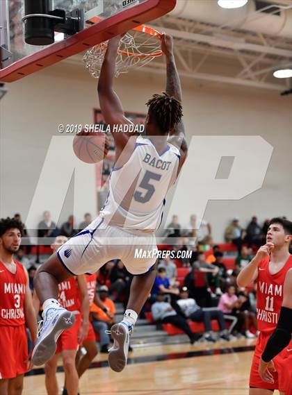 Thumbnail 2 in Miami Christian vs IMG (Sun Bash Tournament) photogallery.