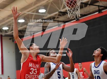 Thumbnail 1 in Miami Christian vs IMG (Sun Bash Tournament) photogallery.