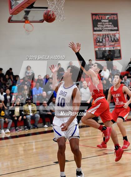 Thumbnail 2 in Miami Christian vs IMG (Sun Bash Tournament) photogallery.