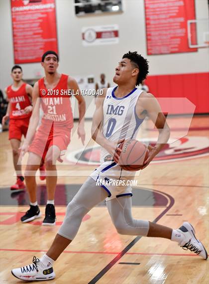 Thumbnail 2 in Miami Christian vs IMG (Sun Bash Tournament) photogallery.