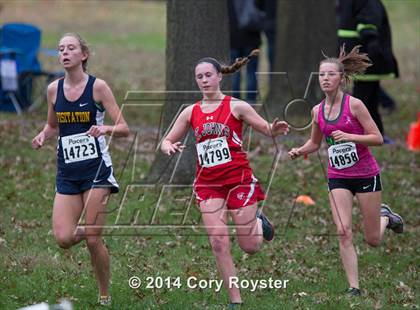 Thumbnail 1 in DCSAA Girls Cross Country Championships photogallery.