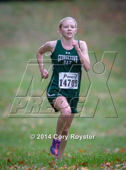 Thumbnail 2 in DCSAA Girls Cross Country Championships photogallery.