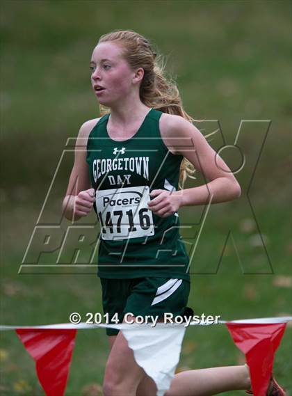 Thumbnail 3 in DCSAA Girls Cross Country Championships photogallery.