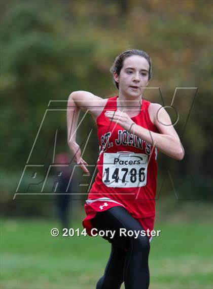Thumbnail 2 in DCSAA Girls Cross Country Championships photogallery.