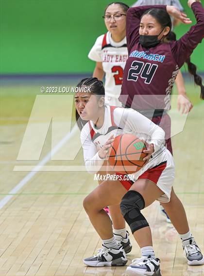 Thumbnail 3 in Shiprock vs. Crownpoint (Ben Lujan Tournament at Pojoaque Valley) photogallery.