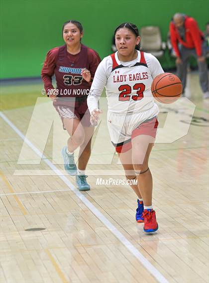 Thumbnail 3 in Shiprock vs. Crownpoint (Ben Lujan Tournament at Pojoaque Valley) photogallery.