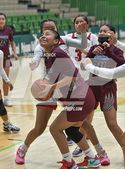 Thumbnail 3 in Shiprock vs. Crownpoint (Ben Lujan Tournament at Pojoaque Valley) photogallery.