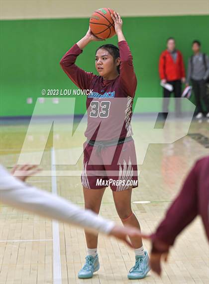 Thumbnail 3 in Shiprock vs. Crownpoint (Ben Lujan Tournament at Pojoaque Valley) photogallery.