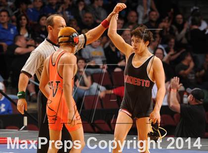 Thumbnail 3 in CIF State Wrestling Championships (Finals) photogallery.