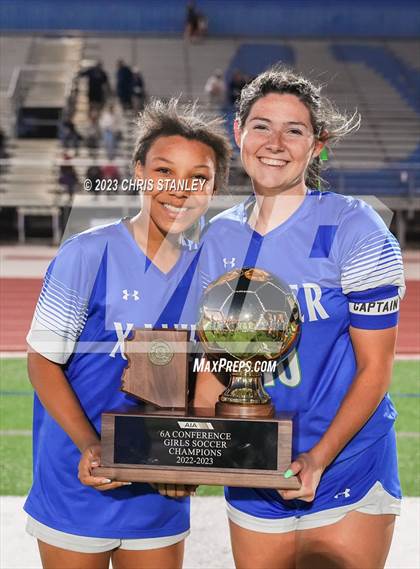 Thumbnail 3 in Perry vs. Xavier College Prep (AIA 6A Finals Awards) photogallery.