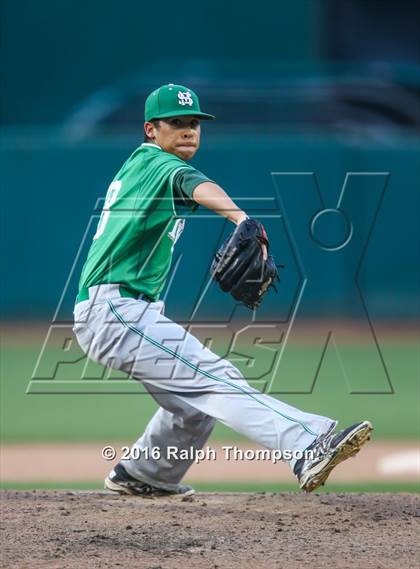 Thumbnail 3 in St. Mary's vs. Elk Grove (@ Raley Field) photogallery.