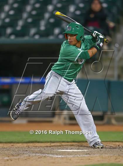 Thumbnail 2 in St. Mary's vs. Elk Grove (@ Raley Field) photogallery.