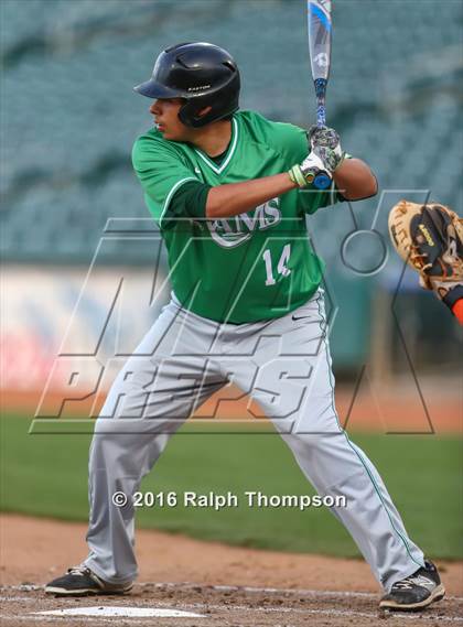 Thumbnail 1 in St. Mary's vs. Elk Grove (@ Raley Field) photogallery.