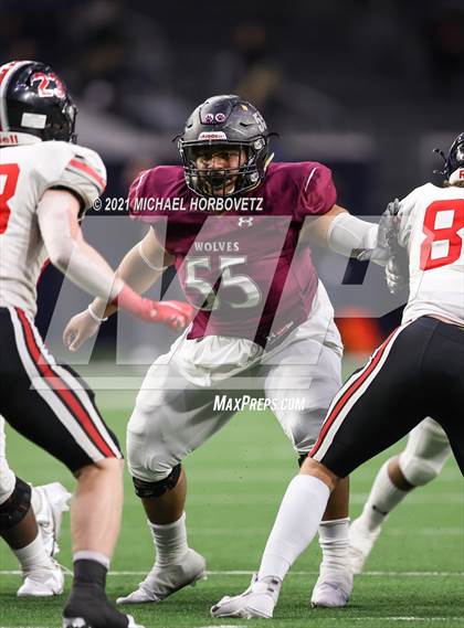 Thumbnail 2 in Lovejoy vs. Mansfield Timberview (UIL 5A Region Semifinals) photogallery.