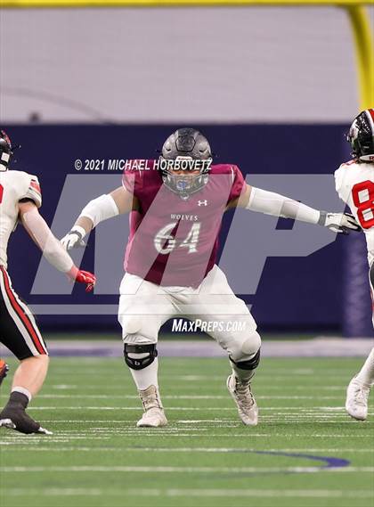 Thumbnail 1 in Lovejoy vs. Mansfield Timberview (UIL 5A Region Semifinals) photogallery.