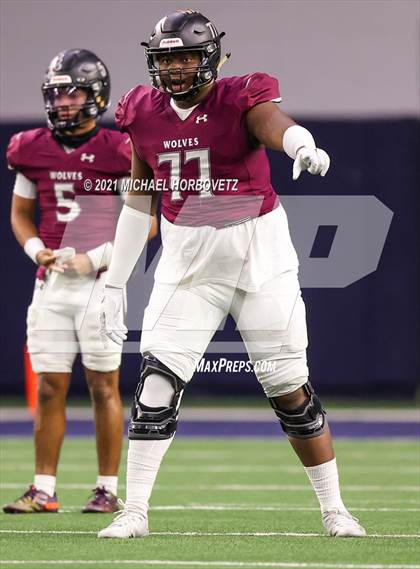 Thumbnail 1 in Lovejoy vs. Mansfield Timberview (UIL 5A Region Semifinals) photogallery.