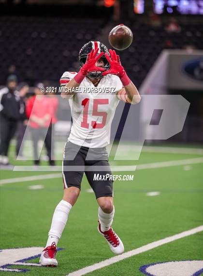 Thumbnail 3 in Lovejoy vs. Mansfield Timberview (UIL 5A Region Semifinals) photogallery.