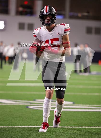 Thumbnail 1 in Lovejoy vs. Mansfield Timberview (UIL 5A Region Semifinals) photogallery.
