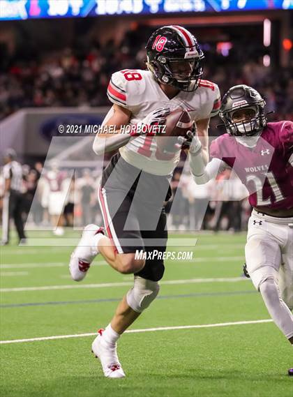 Thumbnail 3 in Lovejoy vs. Mansfield Timberview (UIL 5A Region Semifinals) photogallery.