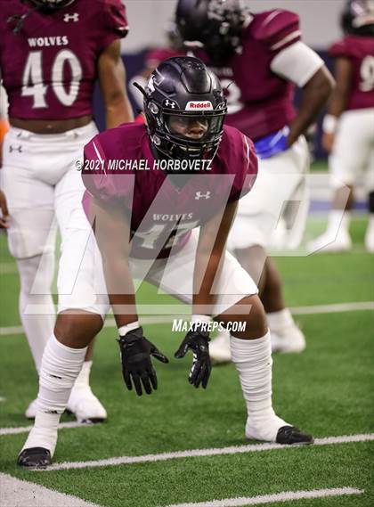 Thumbnail 3 in Lovejoy vs. Mansfield Timberview (UIL 5A Region Semifinals) photogallery.