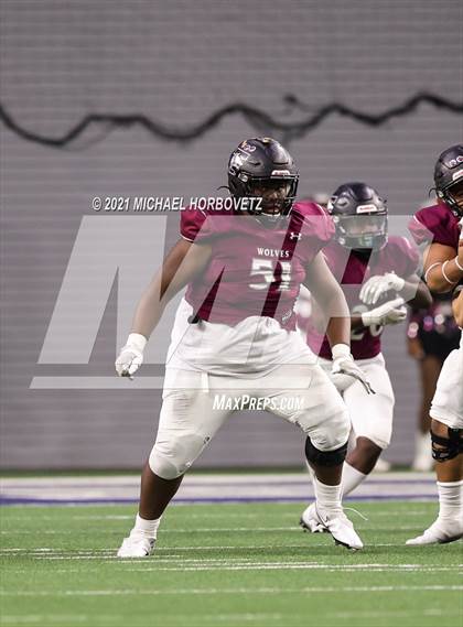 Thumbnail 3 in Lovejoy vs. Mansfield Timberview (UIL 5A Region Semifinals) photogallery.