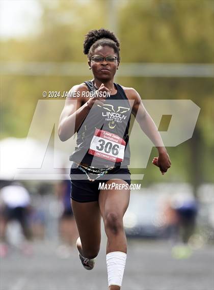 Thumbnail 3 in Lewis James Invitational (100 Meter Final) photogallery.