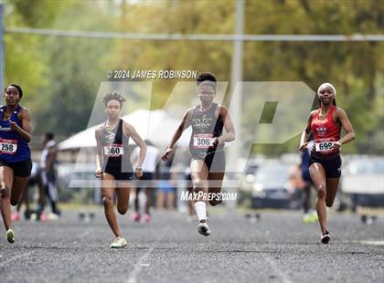 Thumbnail 3 in Lewis James Invitational (100 Meter Final) photogallery.