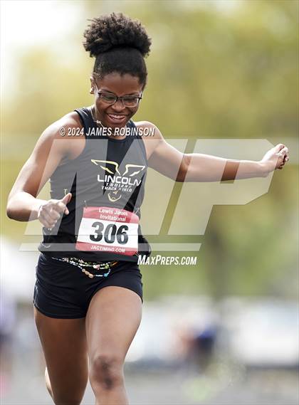 Thumbnail 2 in Lewis James Invitational (100 Meter Final) photogallery.