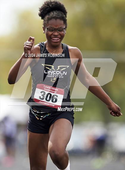 Thumbnail 1 in Lewis James Invitational (100 Meter Final) photogallery.