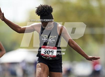 Thumbnail 3 in Lewis James Invitational (100 Meter Final) photogallery.