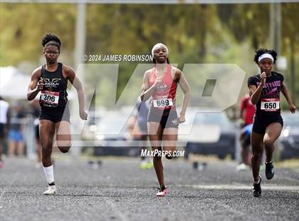 Thumbnail 2 in Lewis James Invitational (100 Meter Final) photogallery.