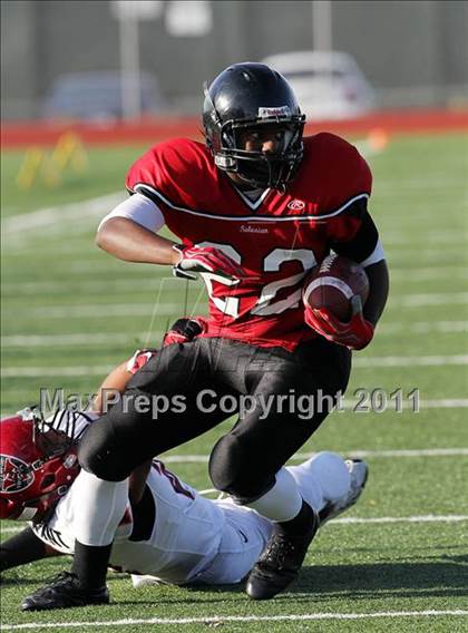 Thumbnail 3 in Valley Christian @ Salesian (CIF NCS D4 Playoffs) photogallery.