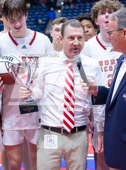 Thumbnail 2 in Holy Innocents Episcopal vs North Oconee (GHSA 4A State Championship) photogallery.