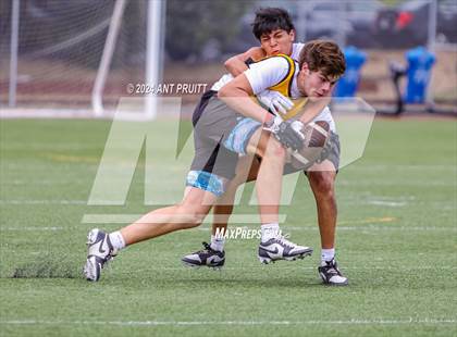 Thumbnail 3 in St. Helena vs Novato (D1 Bound Academy 7 on 7 Tournament) photogallery.