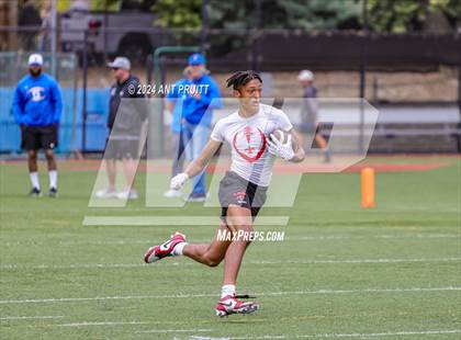 Thumbnail 3 in St. Helena vs Novato (D1 Bound Academy 7 on 7 Tournament) photogallery.