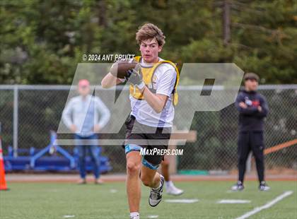 Thumbnail 3 in St. Helena vs Novato (D1 Bound Academy 7 on 7 Tournament) photogallery.