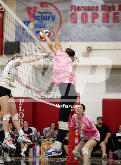 Thumbnail 2 in Show Low vs ALA - Ironwood (The Florence VB Invitational) photogallery.