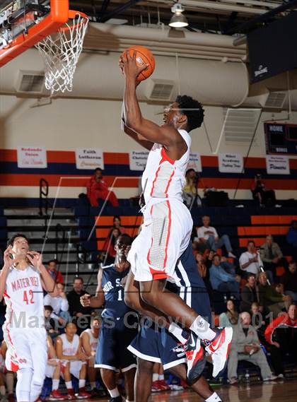 Thumbnail 1 in Mater Dei vs. Our Savior New American (Tarkanian Classic) photogallery.