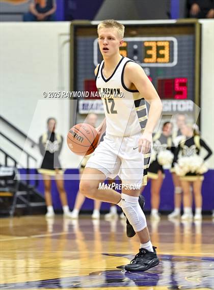Thumbnail 3 in Anderson vs. Mt. Vernon (IHSAA 4A Section 9 Semifinal)  photogallery.