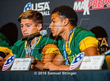 Thumbnail 1 in USA Football/MaxPreps Media Day @ SF 49ers facility photogallery.