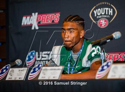 Thumbnail 1 in USA Football/MaxPreps Media Day @ SF 49ers facility photogallery.