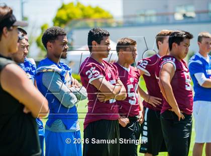 Thumbnail 1 in USA Football/MaxPreps Media Day @ SF 49ers facility photogallery.