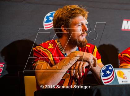 Thumbnail 2 in USA Football/MaxPreps Media Day @ SF 49ers facility photogallery.