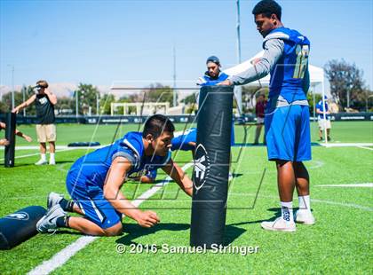 Thumbnail 2 in USA Football/MaxPreps Media Day @ SF 49ers facility photogallery.