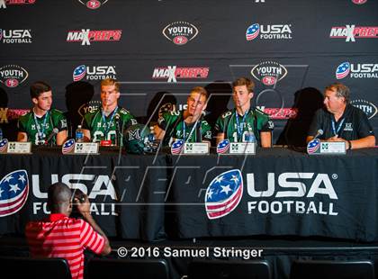 Thumbnail 1 in USA Football/MaxPreps Media Day @ SF 49ers facility photogallery.