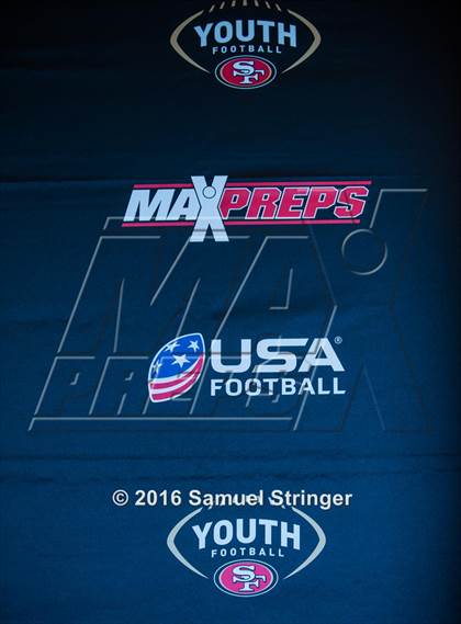 Thumbnail 1 in USA Football/MaxPreps Media Day @ SF 49ers facility photogallery.