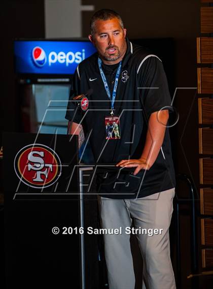 Thumbnail 3 in USA Football/MaxPreps Media Day @ SF 49ers facility photogallery.